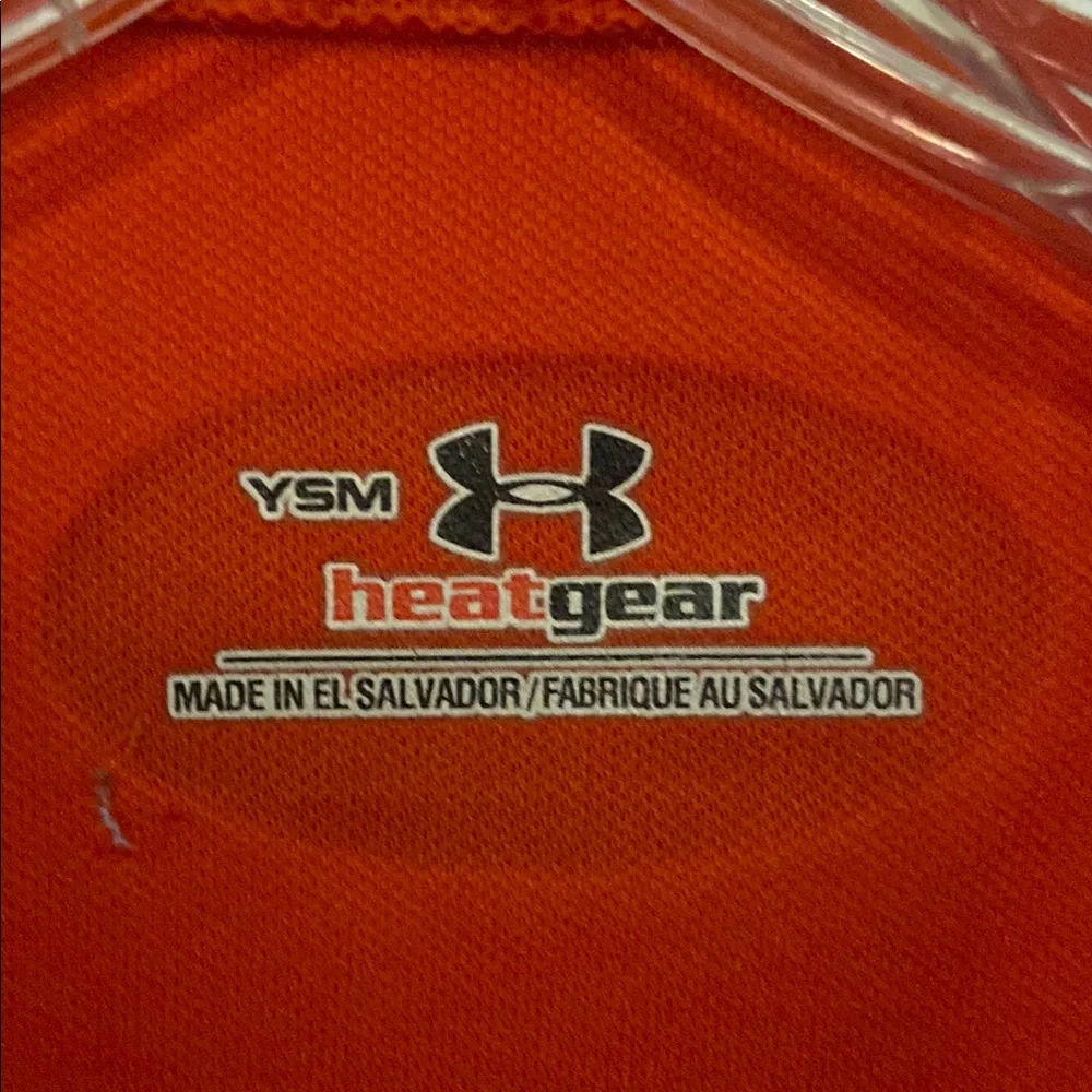 Under Armour Kids' Red Graphic T-Shirt Size Small 🔥 YB5
